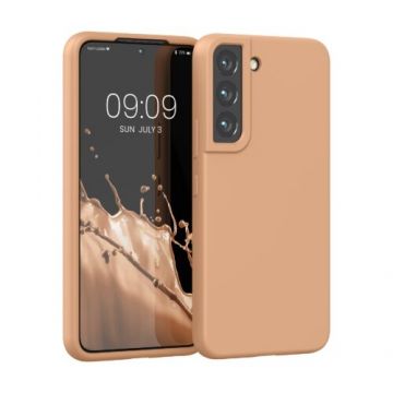 Husa kwmobile pentru Samsung Galaxy S22, Silicon, Maro, 56756.245