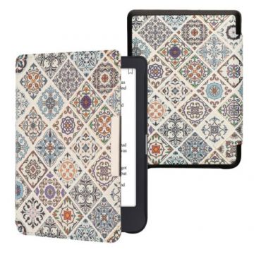 Husa kwmobile pentru Tolino Shine 3, Piele ecologica, Multicolor, 46639.64