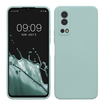 Husa kwmobile pentru Vivo Y72 5G/Y52 5G, Silicon, Verde, 59095.200