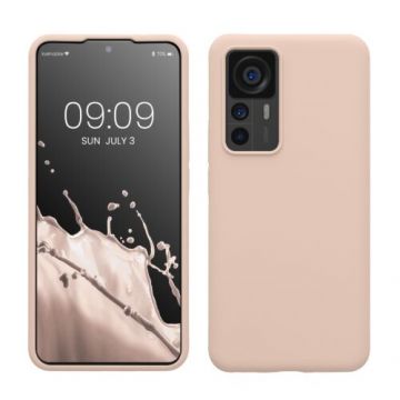 Husa kwmobile pentru Xiaomi 12T/12T Pro, Silicon, Roz, 60152.225