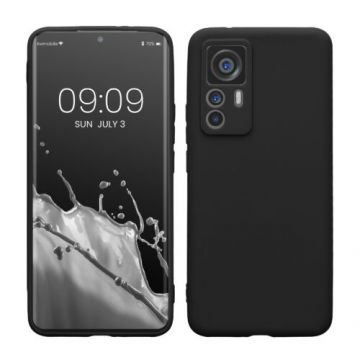 Husa kwmobile pentru Xiaomi 12T , Silicon, Negru, 60151.47