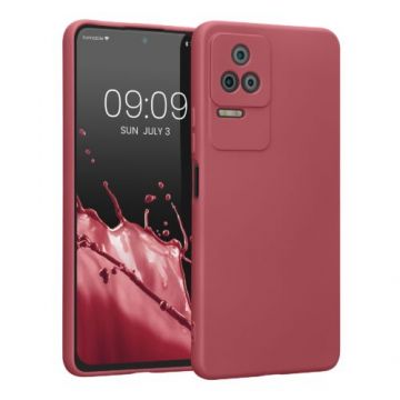 Husa kwmobile pentru Xiaomi Poco F4, Silicon, Roz, 59236.167