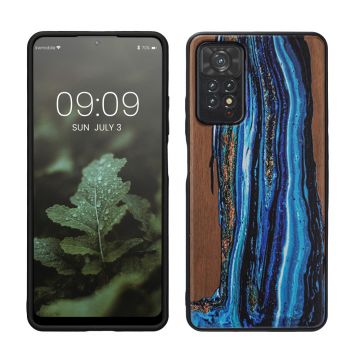 Husa kwmobile pentru Xiaomi Redmi Note 11 Pro/Redmi Note 11 Pro 5G/Redmi Note 12 Pro , Lemn, Multicolor, 57381.13