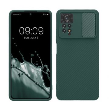 Husa kwmobile pentru Xiaomi Redmi Note 11 Pro/Redmi Note 11 Pro 5G/Redmi Note 12 Pro , Silicon, Verde, 57389.169