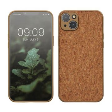 Bumper kwmobile pentru Apple iPhone 14 Pro, Silicon, Maro, 60261.24