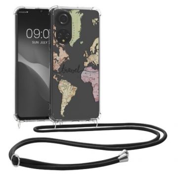 Bumper kwmobile pentru Honor X7, Silicon, Multicolor, 59651.02