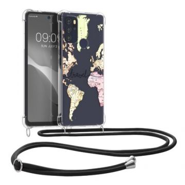 Bumper kwmobile pentru Motorola Moto G60S, Silicon, Multicolor, 58814.04