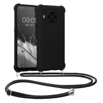Bumper kwmobile pentru Nokia X20/X10, Silicon, Negru, 59965.01