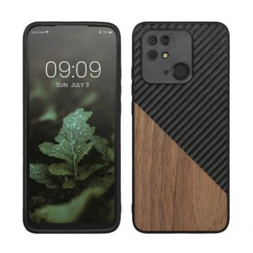 Bumper kwmobile pentru Xiaomi 11 Lite 5G NE/Mi 11 Lite 5G, Silicon, Maro, 55902.245