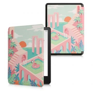 Husa kwmobile pentru Amazon Kindle Paperwhite 11, Piele ecologica, Multicolor, 57810.09