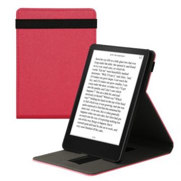 Husa kwmobile pentru Amazon Kindle Paperwhite 11, Piele ecologica, Roz, 56263.77