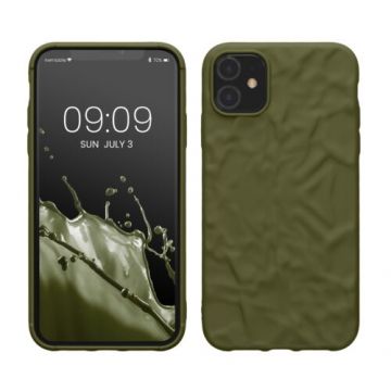 Husa kwmobile pentru Apple iPhone 11, Silicon, Verde, 59838.80