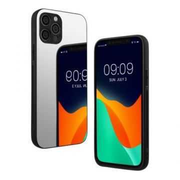 Husa kwmobile pentru Apple iPhone 12 Pro, Plastic, Gri, 59692.42