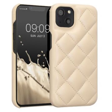 Husa kwmobile pentru Apple iPhone 13/iPhone 14, Plastic, Crem, 59447.16