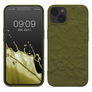 Husa kwmobile pentru Apple iPhone 13, Silicon, Verde, 59836.80