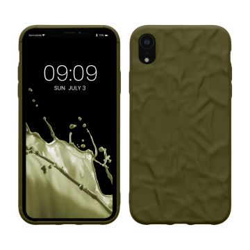 Husa kwmobile pentru Apple iPhone XR, Silicon, Verde, 59839.80