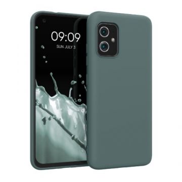 Husa kwmobile pentru Asus Zenfone 8, Silicon, Verde, 55257.166