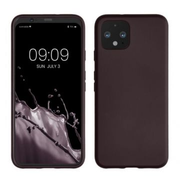 Husa kwmobile pentru Google Pixel 4, Silicon, Mov, 52337.115