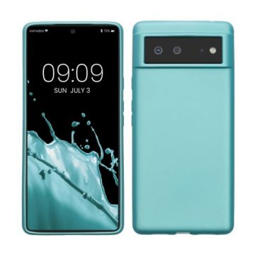 Husa kwmobile pentru Google Pixel 6, Silicon, Verde, 55783.231
