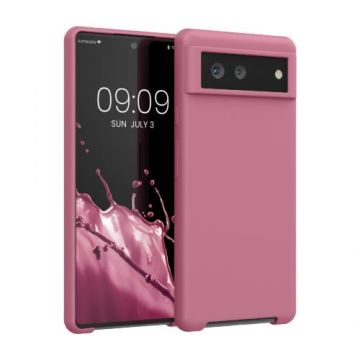 Husa kwmobile pentru Google Pixel 6, Silicon, Violet, 55480.235