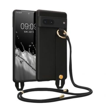 Husa kwmobile pentru Google Pixel 7, Silicon, Negru, 60209.01