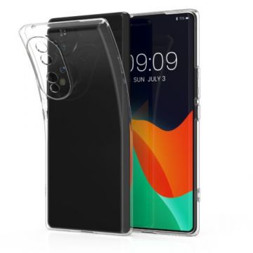 Husa kwmobile pentru Honor 70 (5G), Silicon, Transparent, 59902.03