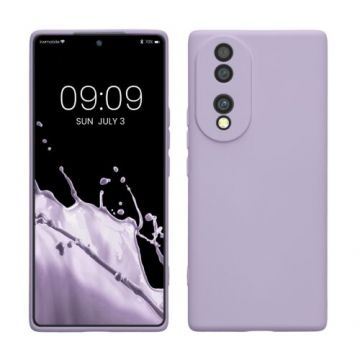 Husa kwmobile pentru Honor 70, Silicon, Mov, 59905.108