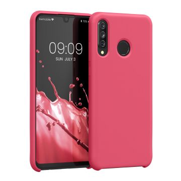 Husa kwmobile pentru Huawei P30 Pro, Silicon, Roz, 47510.238