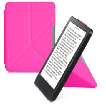 Husa kwmobile pentru Kobo Clara HD, Piele ecologica, Roz, 45223.77