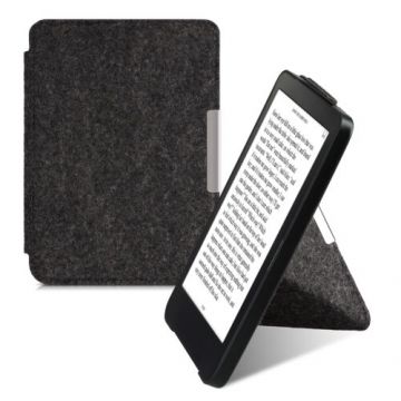 Husa kwmobile pentru Kobo Clara HD, Textil, Gri, 60008.19