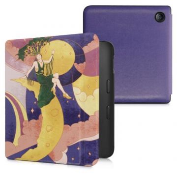 Husa kwmobile pentru Kobo Libra 2, Piele ecologica, Multicolor, 56575.57