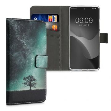 Husa kwmobile pentru Motorola Edge 30 Fusion, Piele ecologica, Multicolor, 60078.01