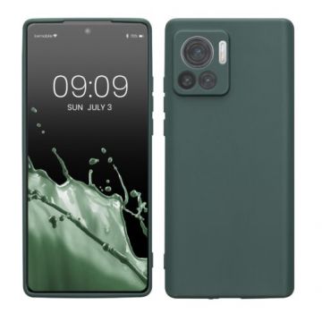 Husa kwmobile pentru Motorola Edge 30 Ultra, Silicon, Verde, 60068.171