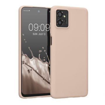 Husa kwmobile pentru Motorola Moto G42, Silicon, Roz, 59628.225