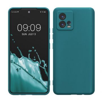Husa kwmobile pentru Motorola Moto G72, Silicon, Verde, 60342.57
