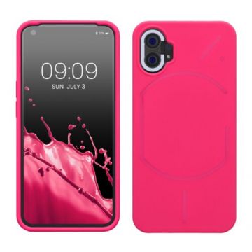 Husa kwmobile pentru Nothing Phone 1, Silicon, Roz, 59912.77