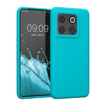 Husa kwmobile pentru OnePlus 10T , Silicon, Albastru, 59638.205