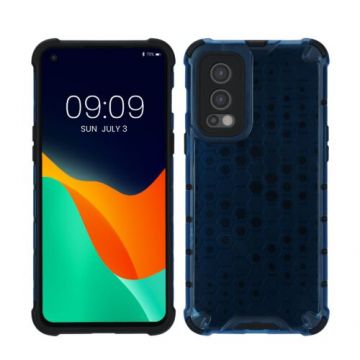 Husa kwmobile pentru OnePlus Nord 2 5G, Plastic, Albastru/Transparent, 60271.04