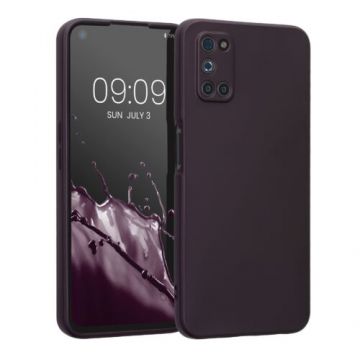 Husa kwmobile pentru OPPO A52, Silicon, Mov, 60048.115