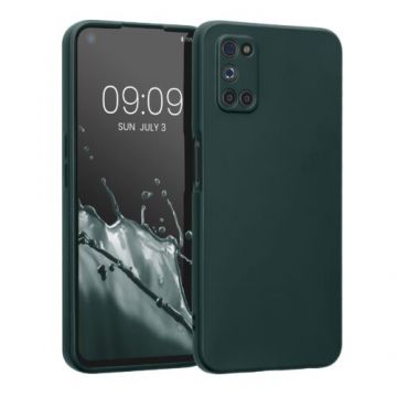 Husa kwmobile pentru OPPO A52, Silicon, Verde, 60048.14