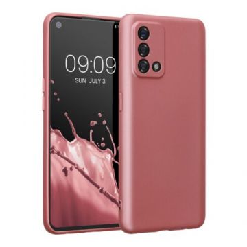 Husa kwmobile pentru OPPO A74, Silicon, Roz, 60049.31