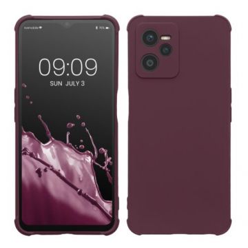 Husa kwmobile pentru Realme C35, Silicon, Mov, 60000.187