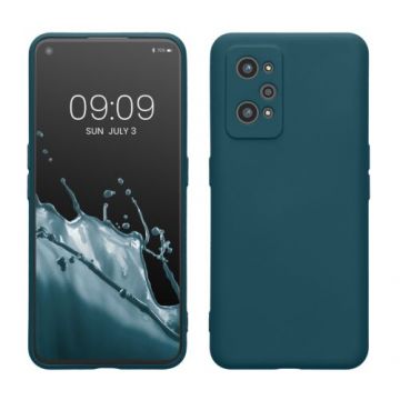 Husa kwmobile pentru Realme GT 2 , Silicon, Albastru, 59499.57