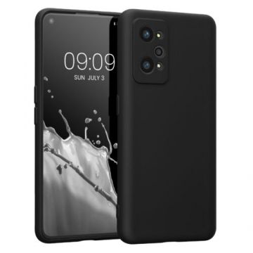 Husa kwmobile pentru Realme GT 2 , Silicon, Negru, 59499.01