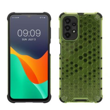 Husa kwmobile pentru Samsung Galaxy A13 4G, Plastic, Galben/Transparent, 59972.75