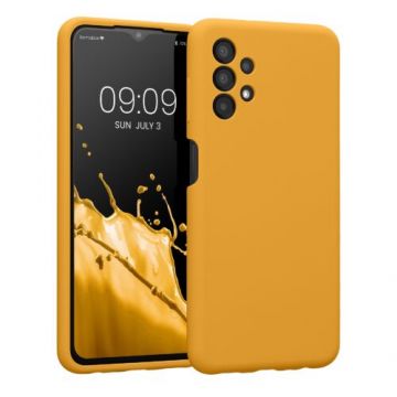 Husa kwmobile pentru Samsung Galaxy A13 4G, Silicon, Portocaliu, 57832.191
