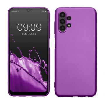 Husa kwmobile pentru Samsung Galaxy A13 4G, Silicon, Violet, 57956.240