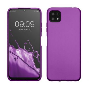 Husa kwmobile pentru Samsung Galaxy A22 5G, Silicon, Violet, 55247.240