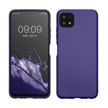 Husa kwmobile pentru Samsung Galaxy A22 5G, Silicon, Violet, 55247.241