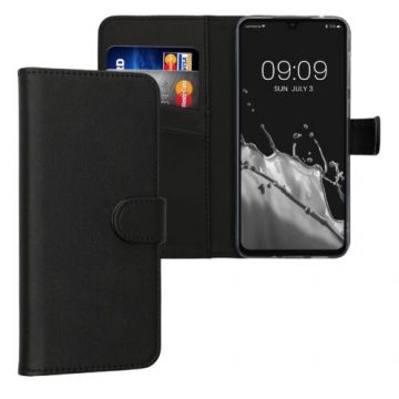 Husa kwmobile pentru Samsung Galaxy A33 5G, Piele ecologica, Negru, 60027.01